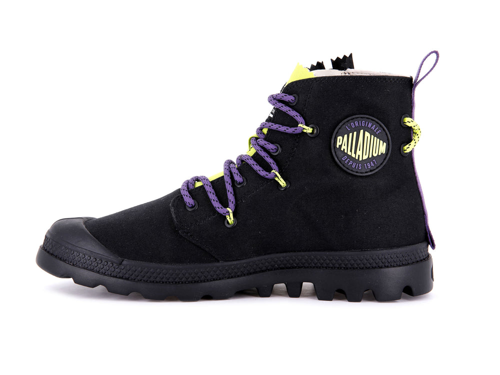 Botas Palladium PAMPA LITE LACE IT Hombre Negras Verde Claro | Ecuador-85216