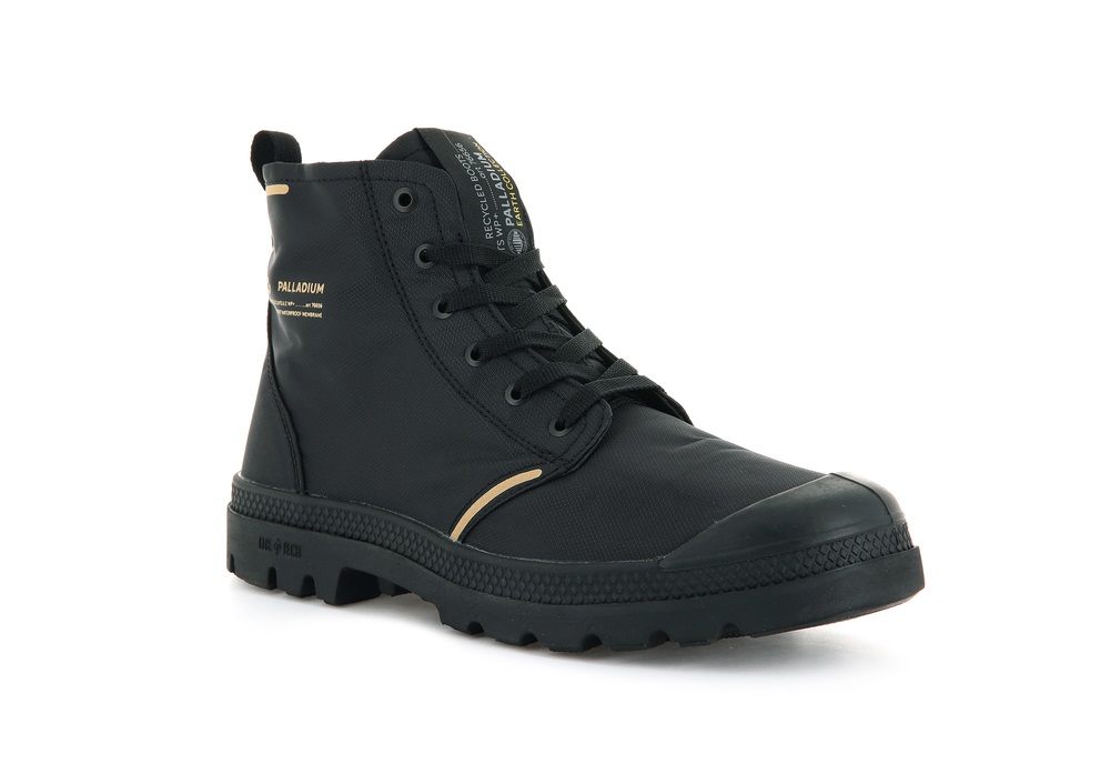 Botas Palladium PAMPA LITE+ RECYCLE WP+ Mujer Negras | Ecuador-40921