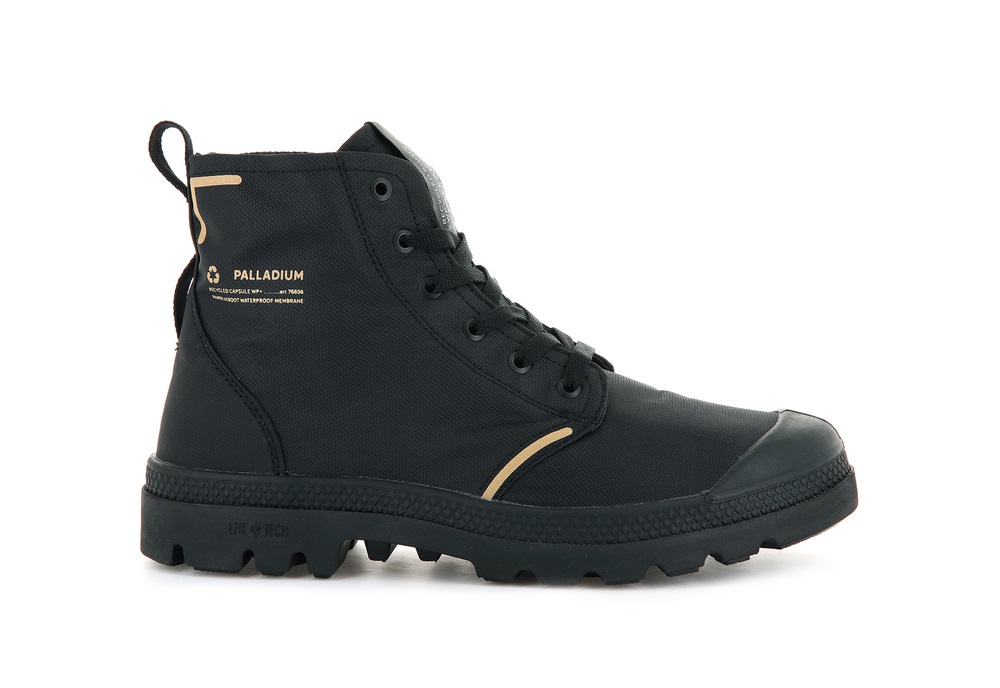 Botas Palladium PAMPA LITE+ RECYCLE WP+ Mujer Negras | Ecuador-40921