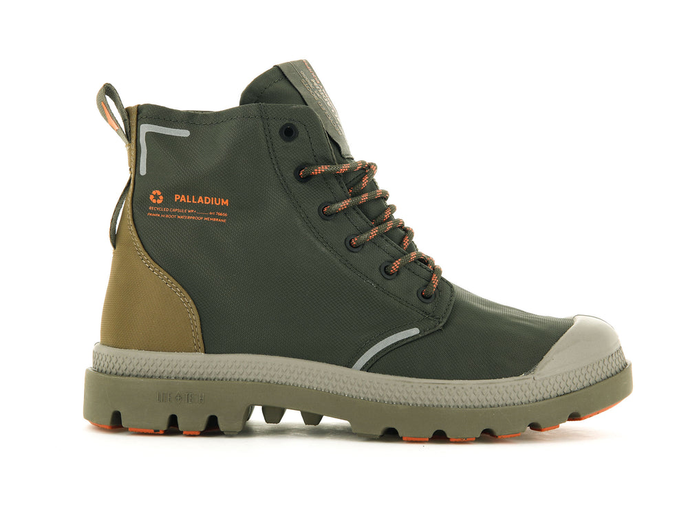 Botas Palladium PAMPA LITE+ RECYCLE WP+ Mujer Verde Oliva | Ecuador-68352