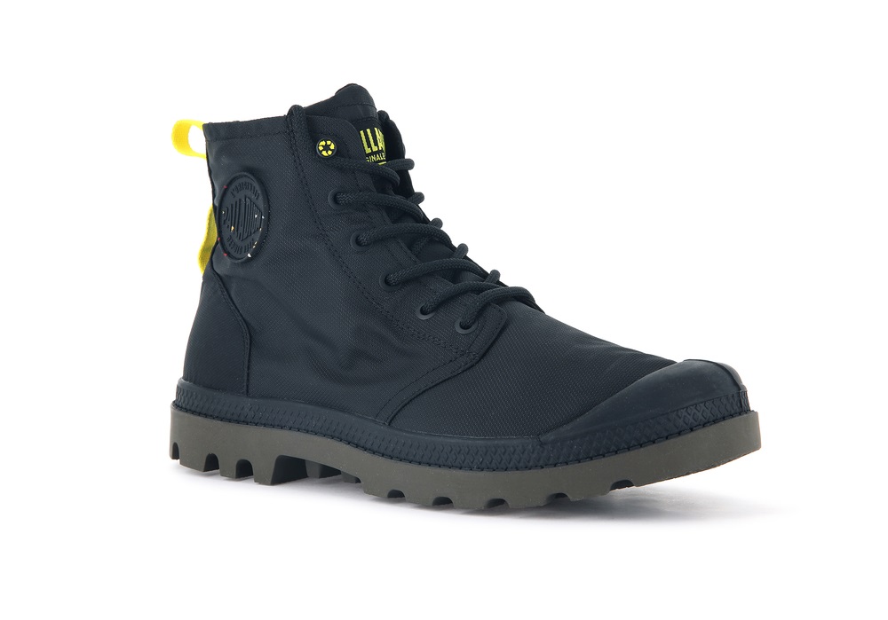 Botas Palladium PAMPA RECYCLE WATERPROOF+ 2 Hombre Negras | Ecuador-50617