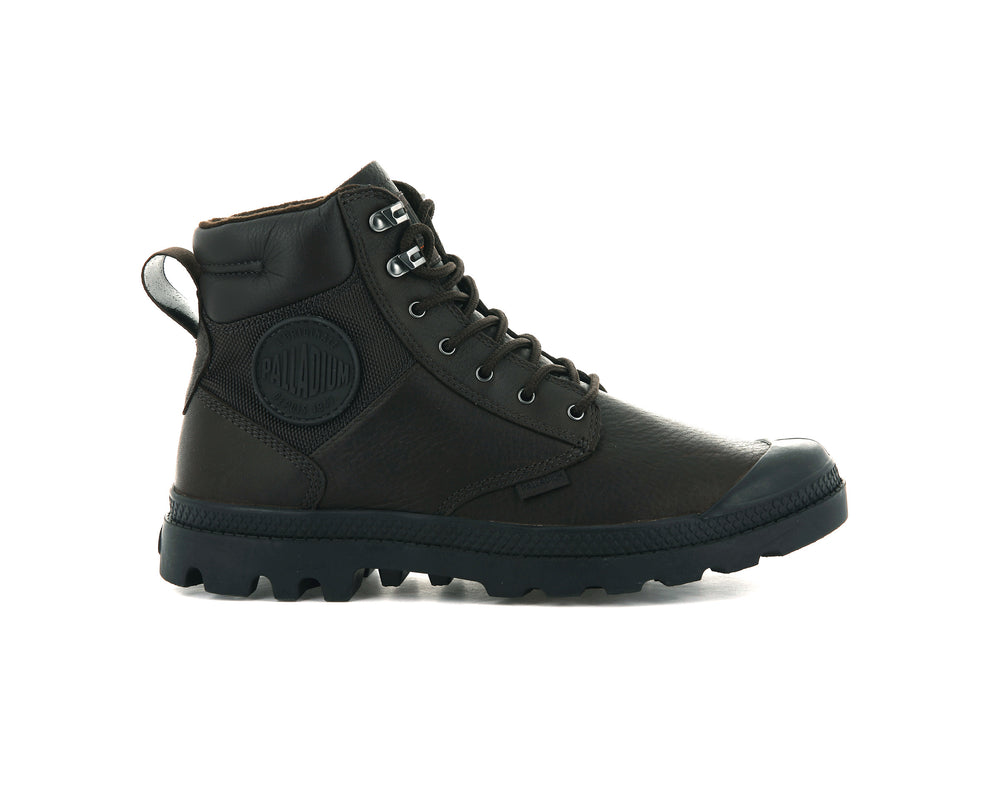 Botas Palladium PAMPA SHIELD WP+ LTH Hombre Marrones Oscuro | Ecuador-82704