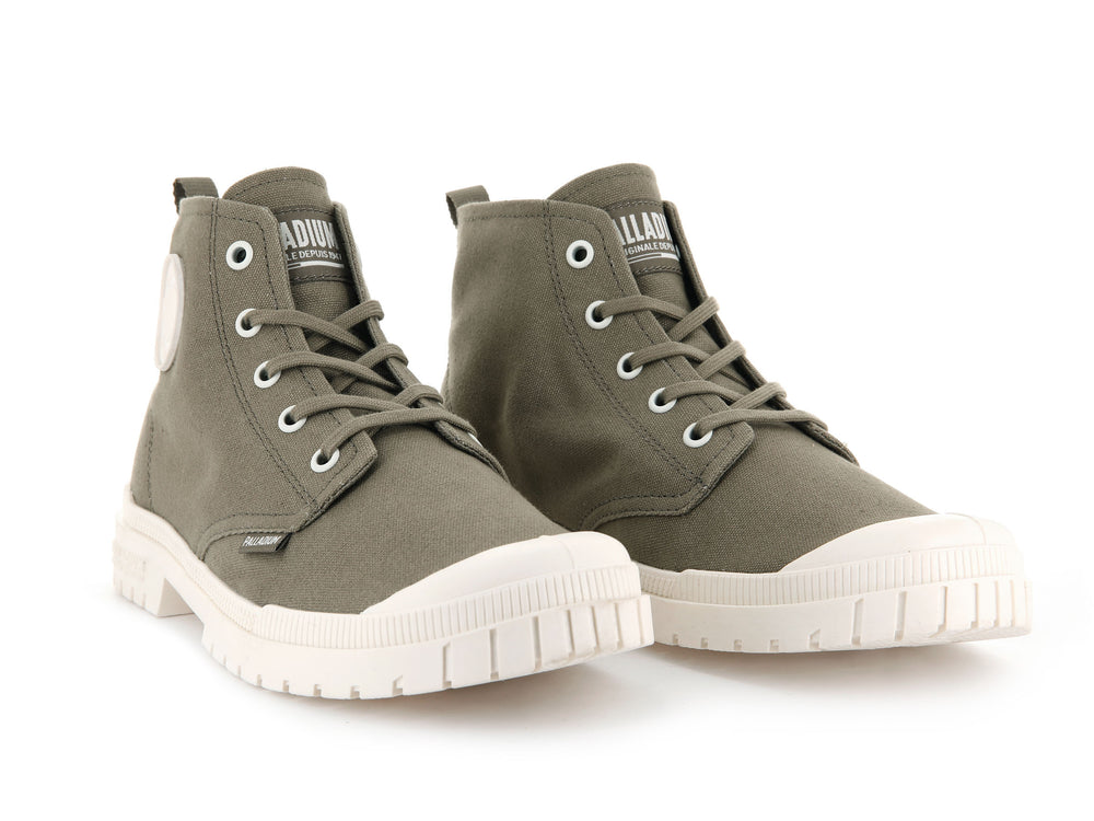 Botas Palladium PAMPA SP20 HI CANVAS Hombre Verde | Ecuador-35620