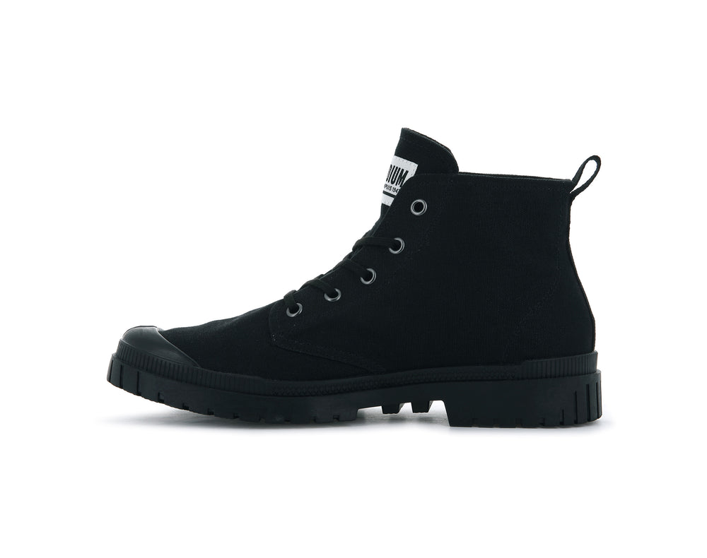 Botas Palladium PAMPA SP20 HI CANVAS Hombre Negras | Ecuador-82605