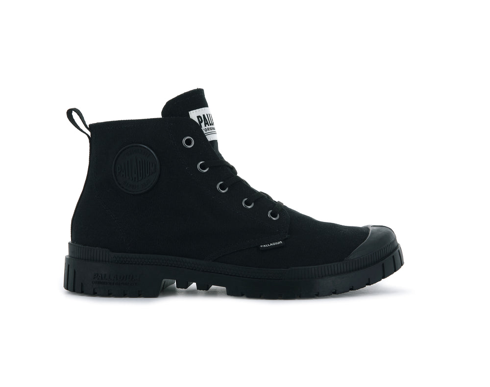 Botas Palladium PAMPA SP20 HI CANVAS Hombre Negras | Ecuador-82605