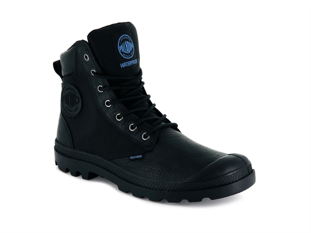 Botas Palladium PAMPA SPORT CUFF WPN Hombre Negras | Ecuador-60958