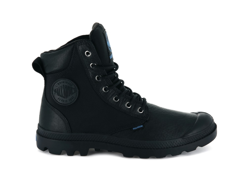 Botas Palladium PAMPA SPORT CUFF WPN Hombre Negras | Ecuador-60958