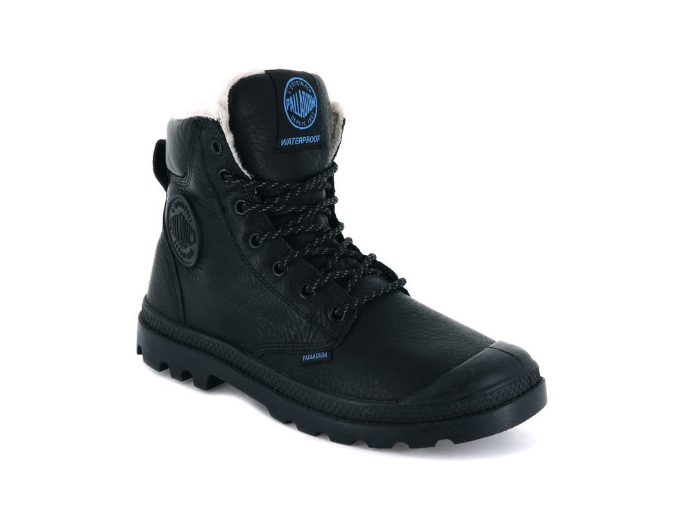 Botas Palladium PAMPA SPORT CUFF WPS Hombre Negras | Ecuador-30714