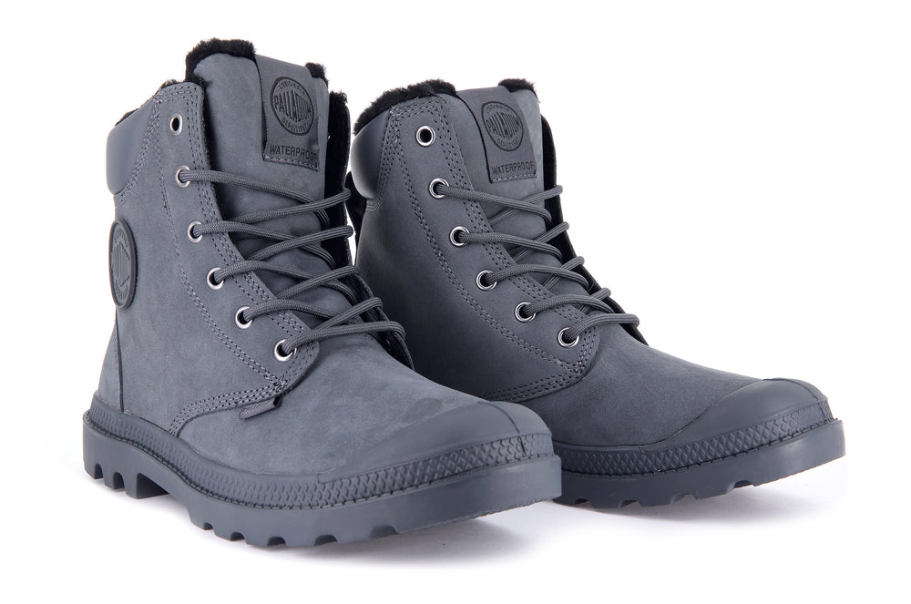 Botas Palladium PAMPA SPORT CUFF WPS Hombre Gris Oscuro | Ecuador-34079