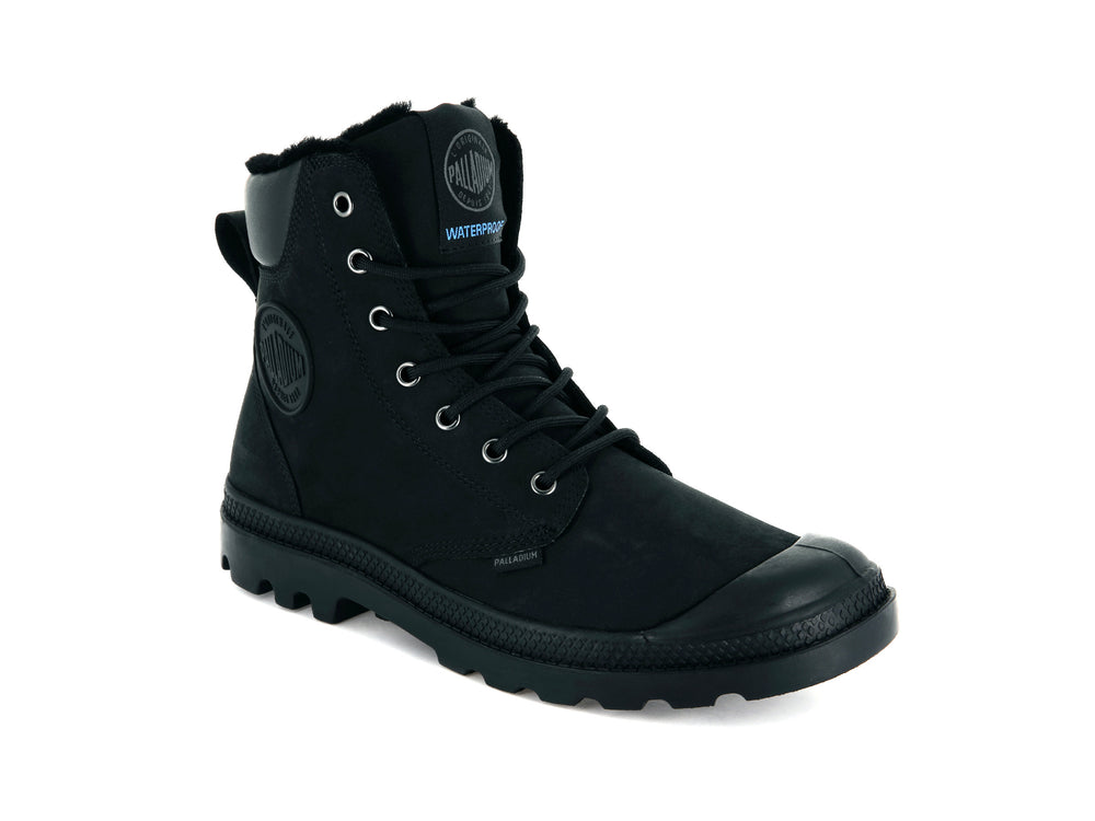 Botas Palladium PAMPA SPORT CUFF WPS Hombre Negras | Ecuador-38760