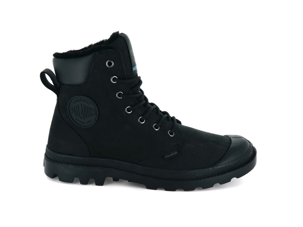 Botas Palladium PAMPA SPORT CUFF WPS Hombre Negras | Ecuador-38760