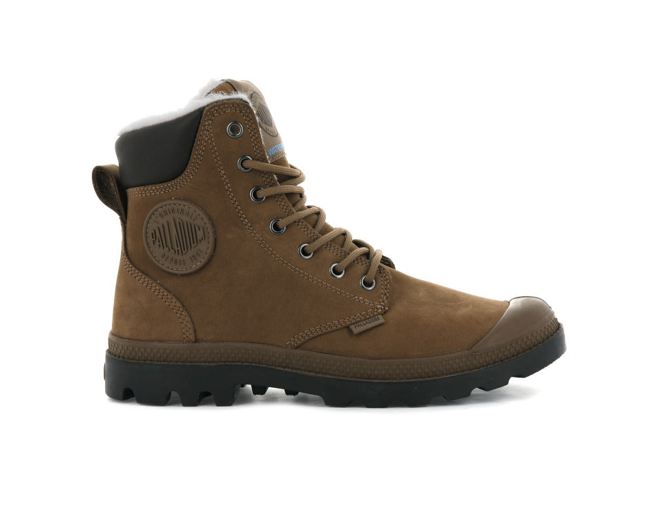 Botas Palladium PAMPA SPORT CUFF WPS Mujer Chocolate | Ecuador-25397