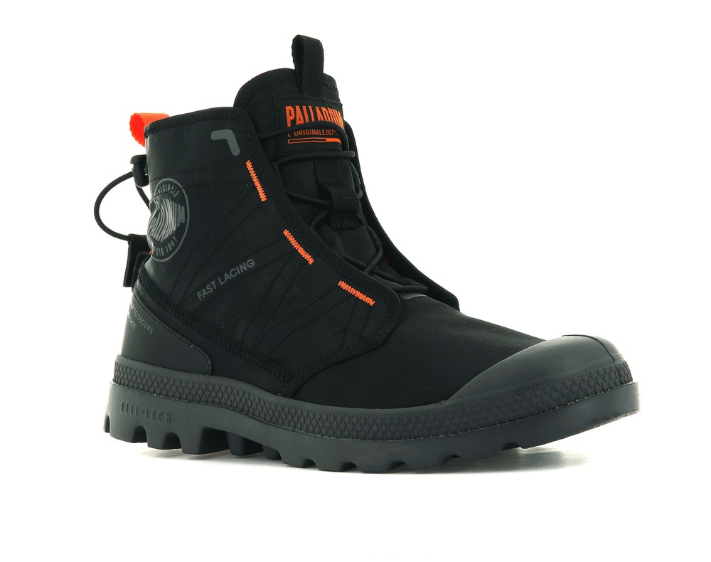 Botas Palladium PAMPA TRAVEL LITE Hombre Negras | Ecuador-12475