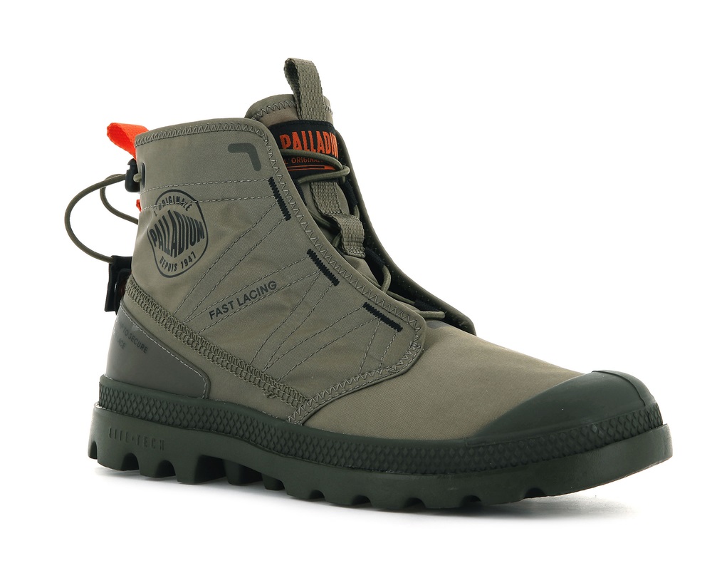 Botas Palladium PAMPA TRAVEL LITE Hombre Verde | Ecuador-40975