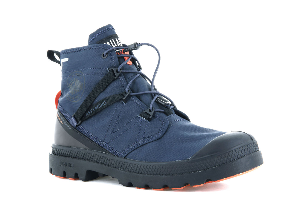 Botas Palladium PAMPA TRAVEL LITE+ WATERPROOF Hombre Indigo | Ecuador-62798