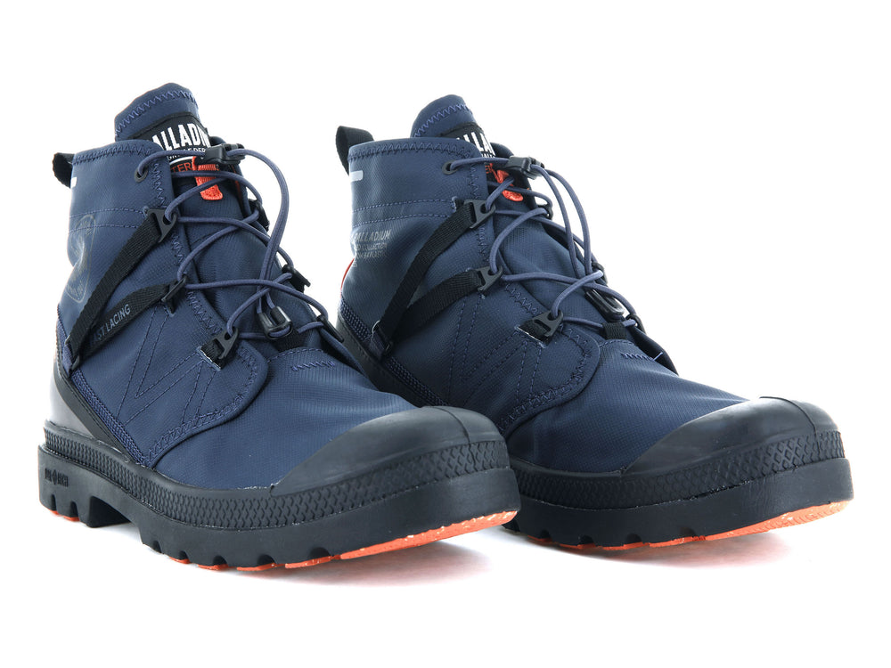 Botas Palladium PAMPA TRAVEL LITE+ WATERPROOF Hombre Indigo | Ecuador-62798