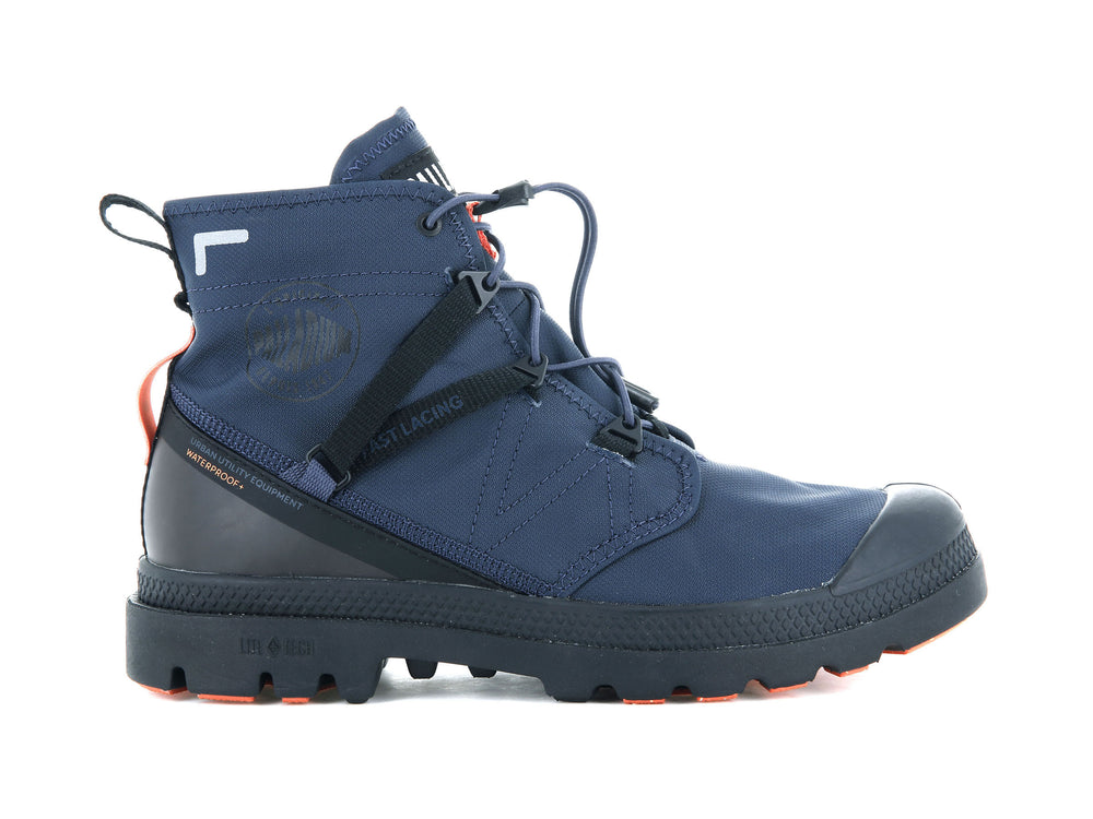 Botas Palladium PAMPA TRAVEL LITE+ WATERPROOF Hombre Indigo | Ecuador-62798