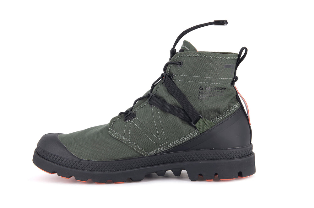 Botas Palladium PAMPA TRAVEL LITE+ WATERPROOF Hombre Verde Oliva | Ecuador-71906