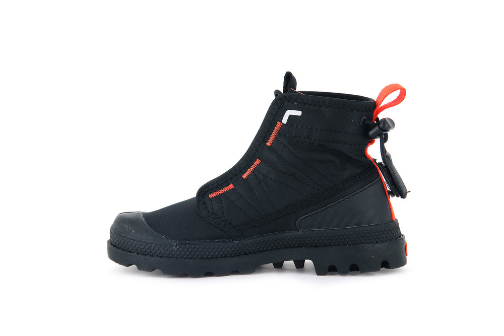 Botas Palladium PAMPA TRAVEL Niños Negras | Ecuador-17046