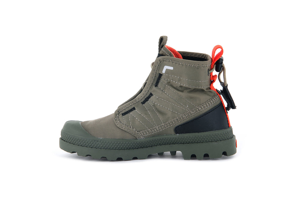 Botas Palladium PAMPA TRAVEL Niños Verde | Ecuador-72605