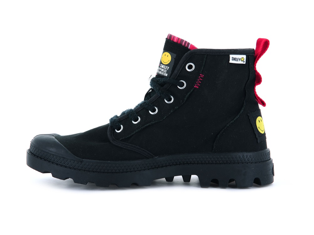 Botas Palladium PAMPA X SMILEY 1970 Hombre Negras | Ecuador-68957