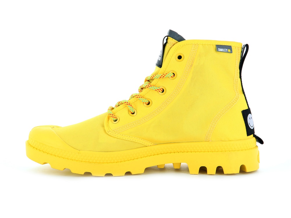 Botas Palladium PAMPA X SMILEY 2000 Hombre Amarillo | Ecuador-75649