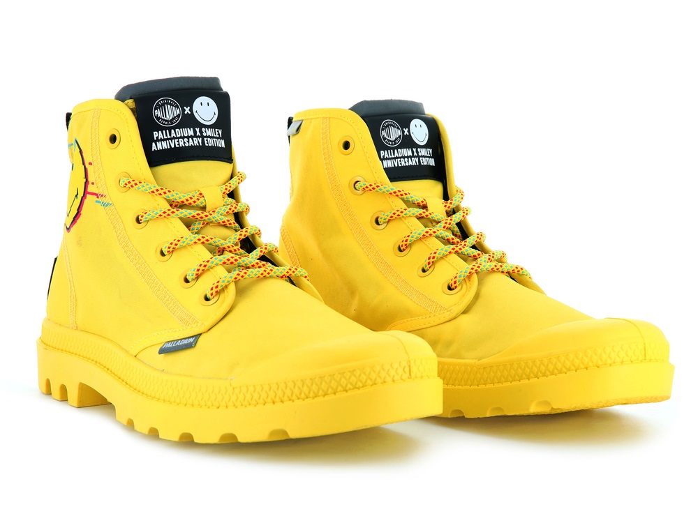 Botas Palladium PAMPA X SMILEY 2000 Hombre Amarillo | Ecuador-75649