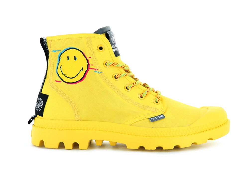 Botas Palladium PAMPA X SMILEY 2000 Hombre Amarillo | Ecuador-75649