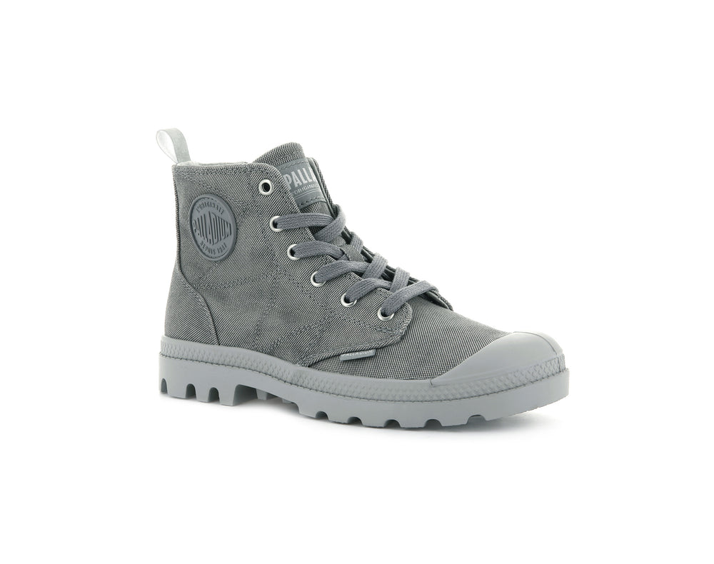 Botas Palladium PAMPA ZIP DESERTWASH Mujer Gris Oscuro | Ecuador-73620