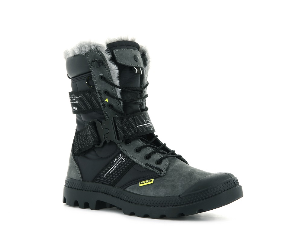 Botas De Invierno Palladium PAMPA EUROPA TACTICAL Hombre Negras | Ecuador-57023