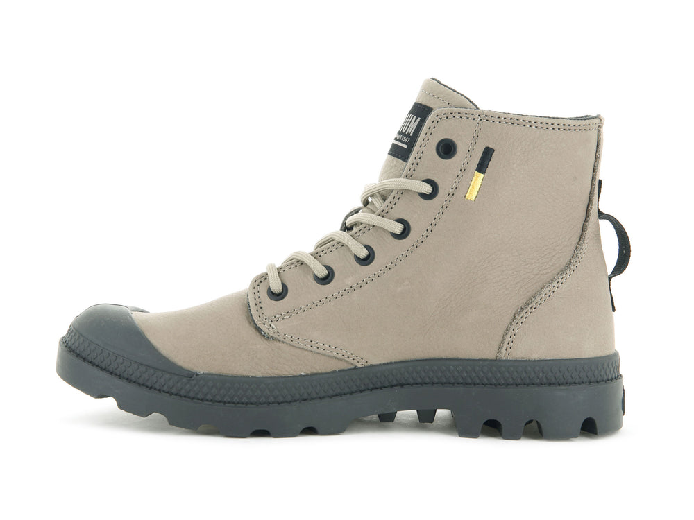 Botas De Invierno Palladium PAMPA HI SUPPLY LEATHER Mujer Dune | Ecuador-26743