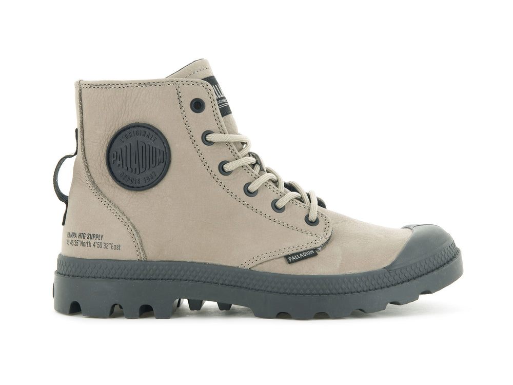 Botas De Invierno Palladium PAMPA HI SUPPLY LEATHER Mujer Dune | Ecuador-26743