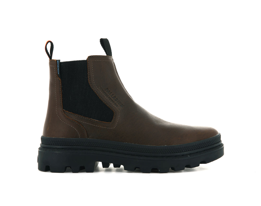 Botines Chelsea Palladium PALLATROOPER CHELSEA WATERPROOF Hombre Marrones | Ecuador-52819