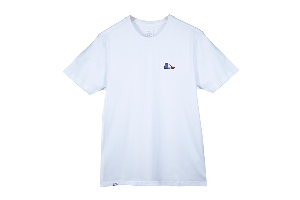 Camiseta Palladium FRENCH PAMPA T-SHIRT Hombre Blancas | Ecuador-94718