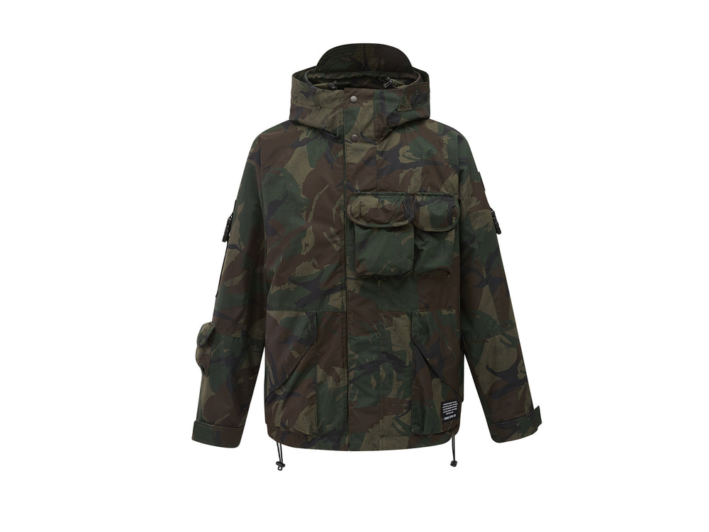 Chaquetas Palladium DETAILED CAMO JACKET Hombre Camuflaje Verde | Ecuador-34509