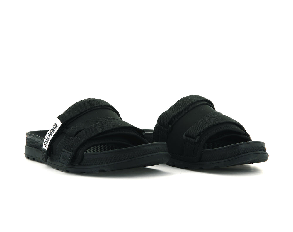 Sandalia Palladium SOLEA SLIDE Hombre Negras | Ecuador-82156