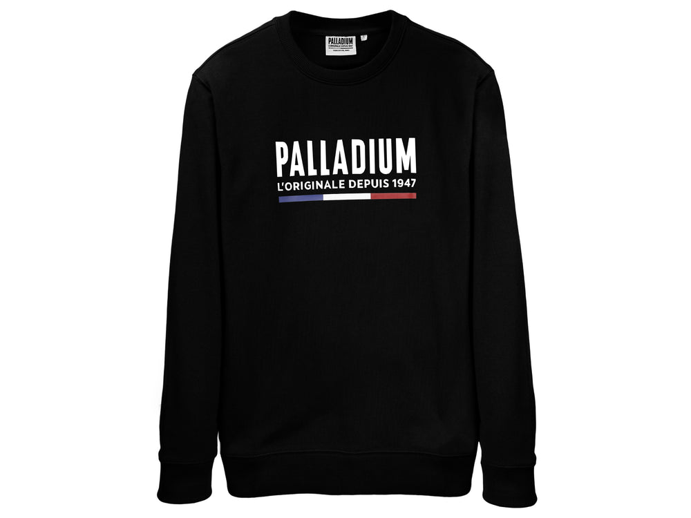 Sudaderas Palladium PALLADIUM CREW NECK2 Mujer Negras | Ecuador-64291