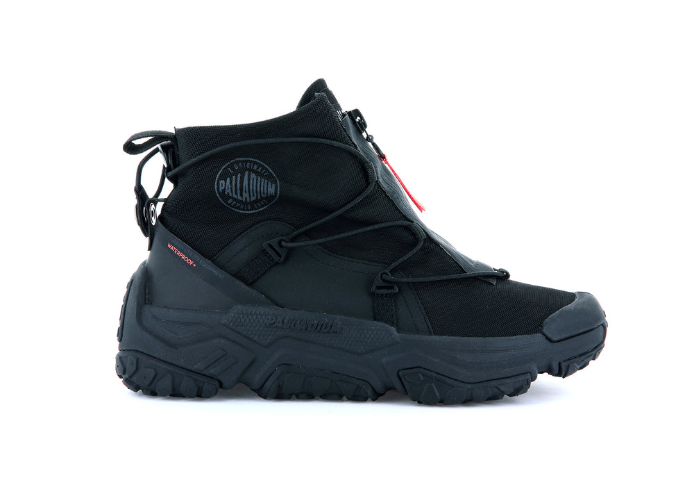 Zapatillas Palladium OFF-GRID HI ZIP WATERPROOF + Mujer Negras | Ecuador-84396