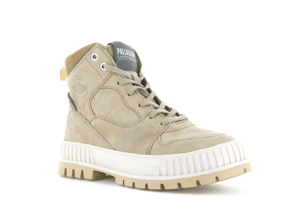 Zapatillas Palladium PALLASHOCK HI SNK Mujer Stucco | Ecuador-08256