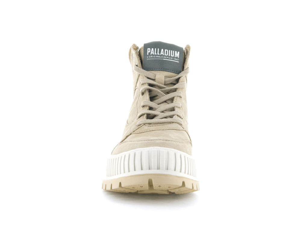 Zapatillas Palladium PALLASHOCK HI SNK Mujer Stucco | Ecuador-08256