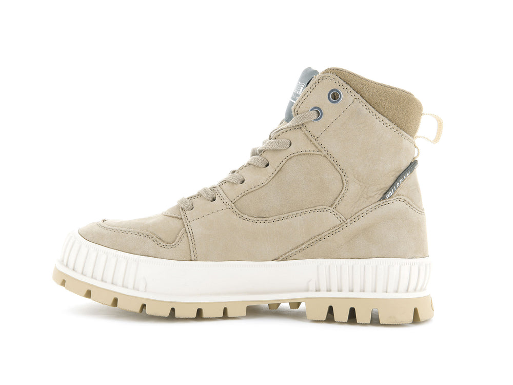 Zapatillas Palladium PALLASHOCK HI SNK Mujer Stucco | Ecuador-08256