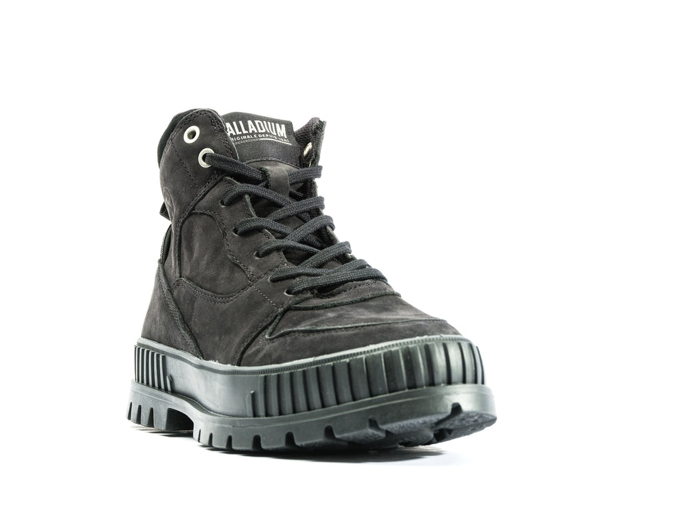 Zapatillas Palladium PALLASHOCK HI SNK Mujer Negras | Ecuador-12806