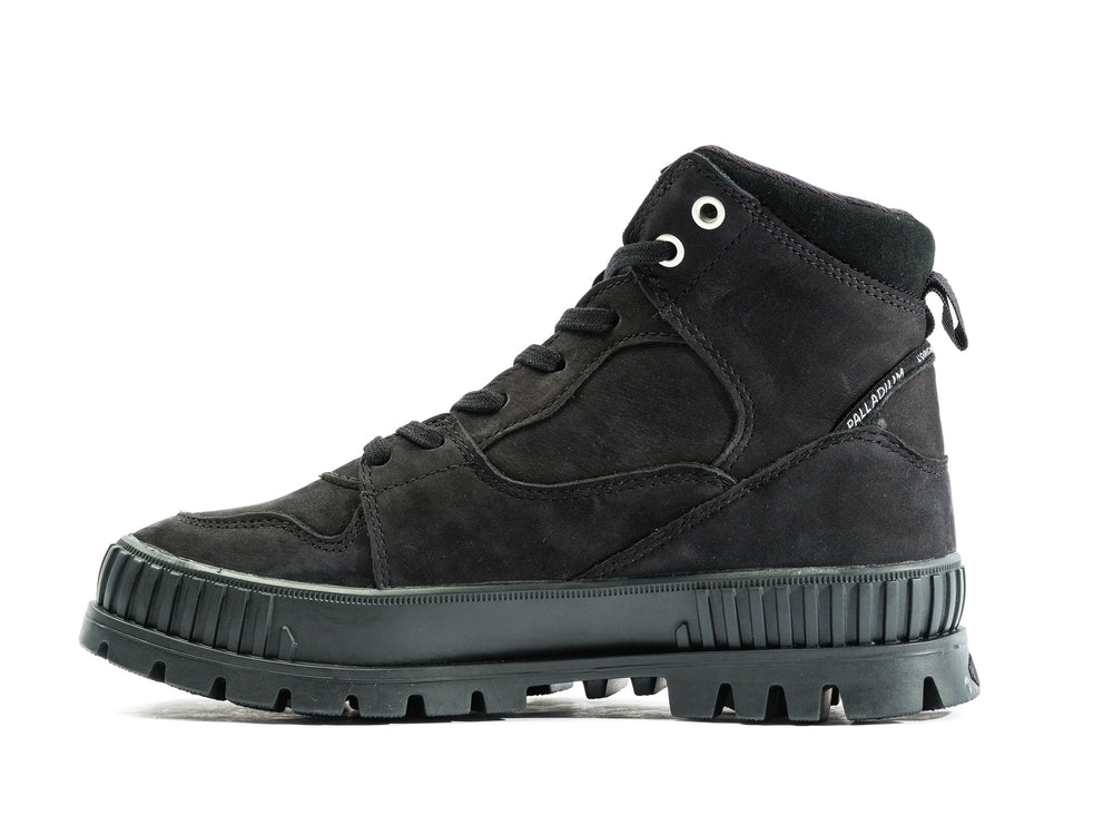 Zapatillas Palladium PALLASHOCK HI SNK Mujer Negras | Ecuador-12806