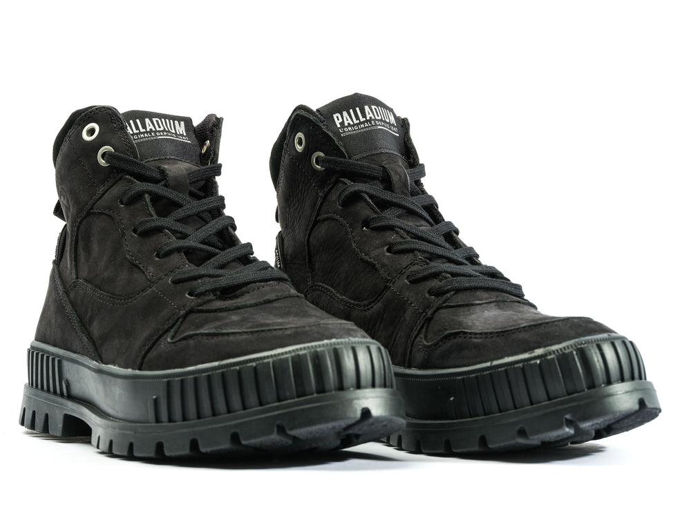 Zapatillas Palladium PALLASHOCK HI SNK Mujer Negras | Ecuador-12806