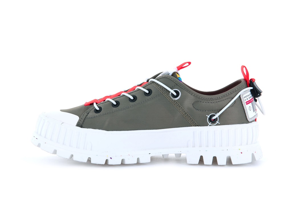 Zapatillas Palladium PALLASHOCK LO TICKET TO EARTH Hombre Verde | Ecuador-87163