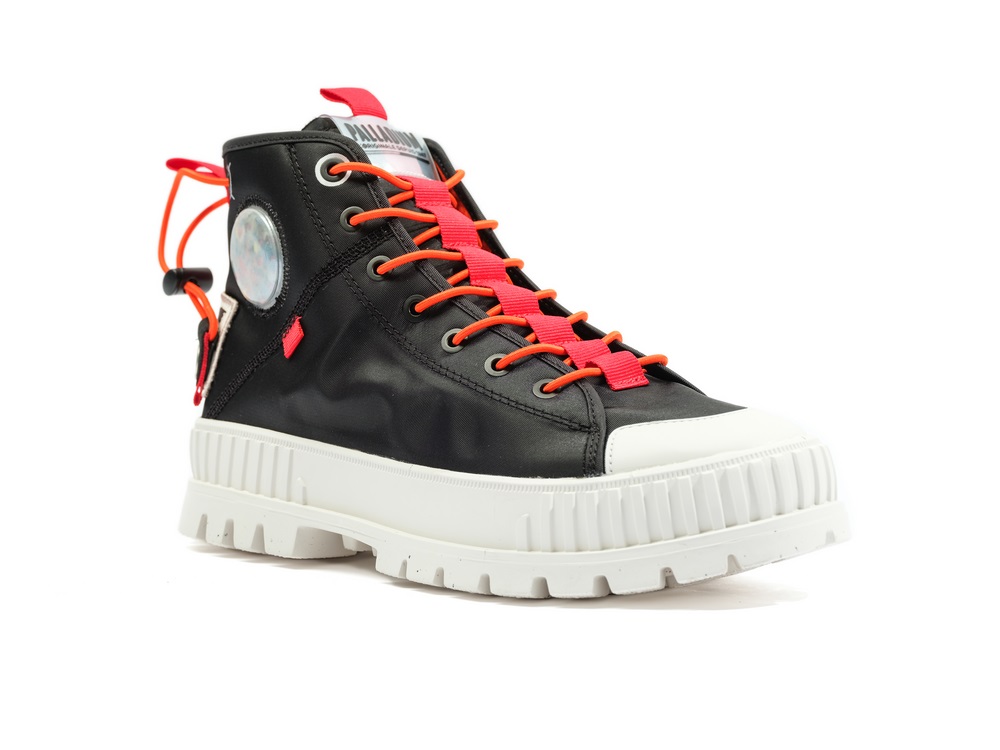 Zapatillas Palladium PALLASHOCK MID TICKET TO EARTH Mujer Negras Negras | Ecuador-02694