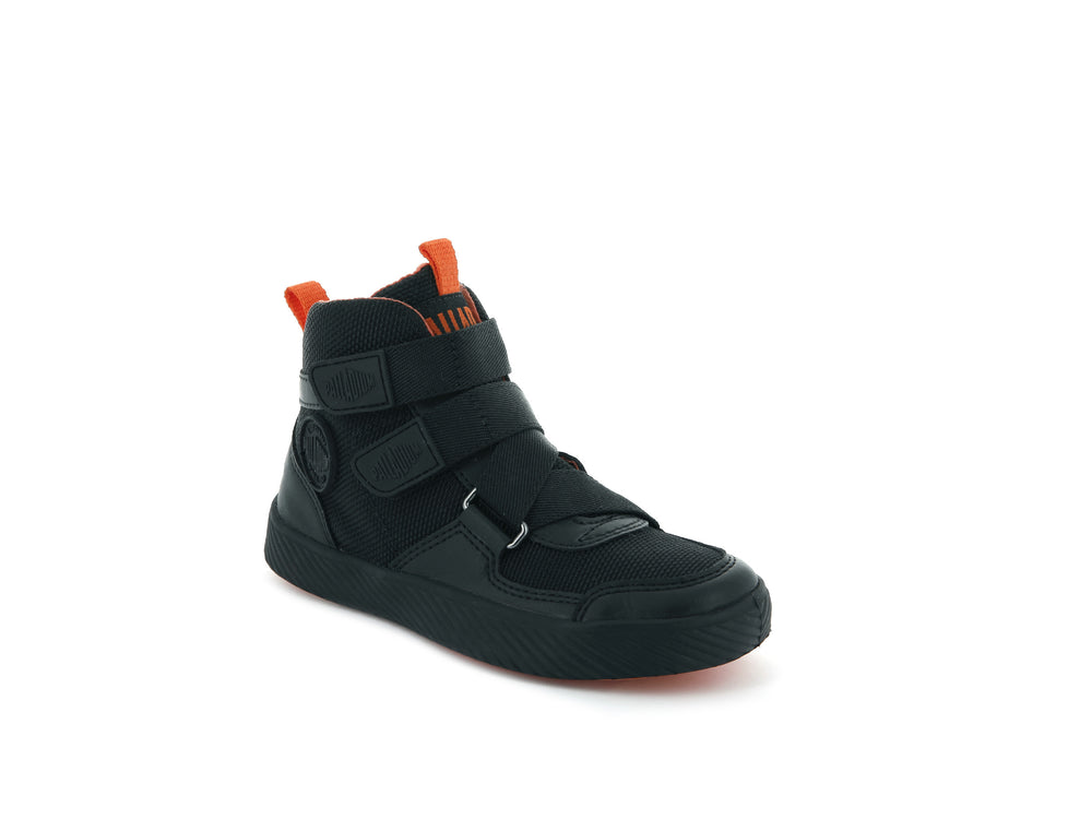 Zapatillas Palladium PALLASTREET MID ST Niños Negras | Ecuador-18630