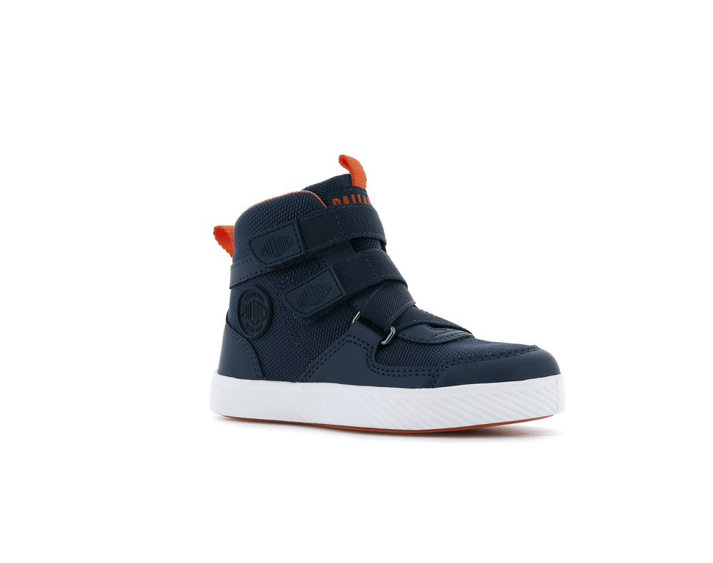 Zapatillas Palladium PALLASTREET MID ST Niños Indigo | Ecuador-49120