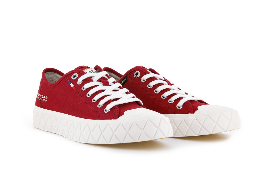 Zapatillas Palladium PALLA ACE CANVAS Hombre Rojas | Ecuador-45916