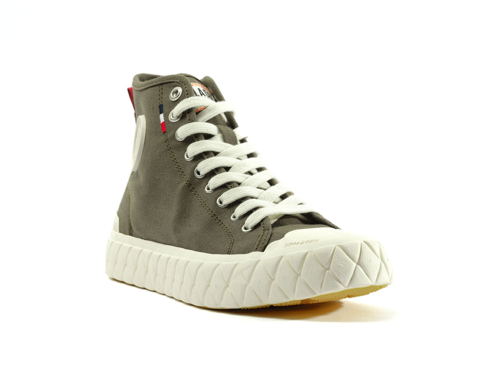 Zapatillas Palladium PALLA ACE CANVAS MID Mujer Verde Oliva | Ecuador-37924